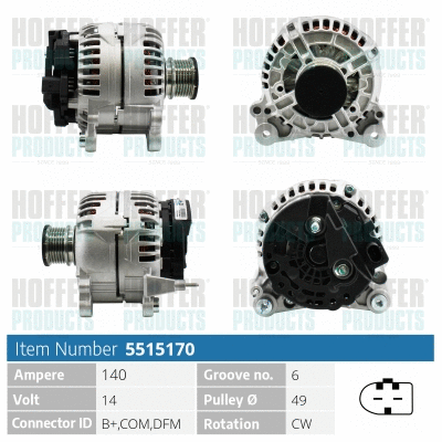 Alternator (H5515170)