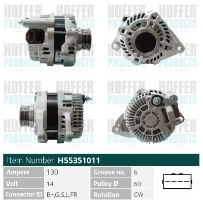 Alternator (H55351011)