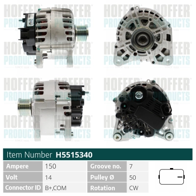 Alternator (H5515340)