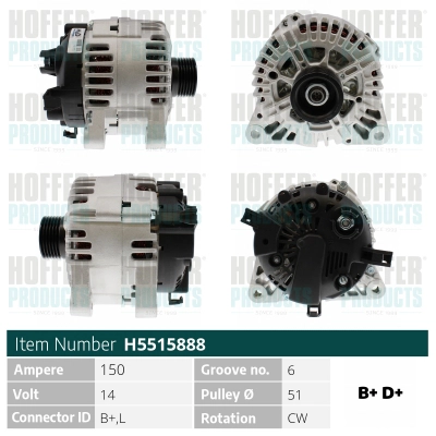 Alternator (H5515888)