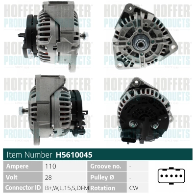 Alternator (H5610045)
