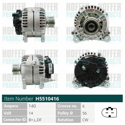 Alternator (H5510416)