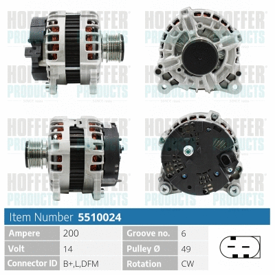 Alternator (H5510024)