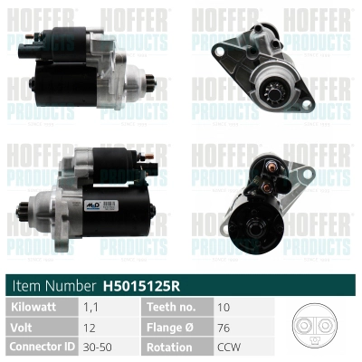 Starter (H5015125R)