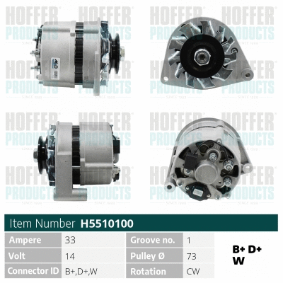 Alternator (H5510100)