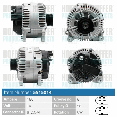 Alternator (H5515014)