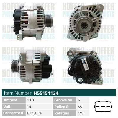 Alternator (H55151134)