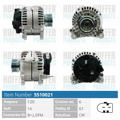 Alternator (H5510021)