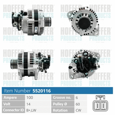 Alternator (H5520116)