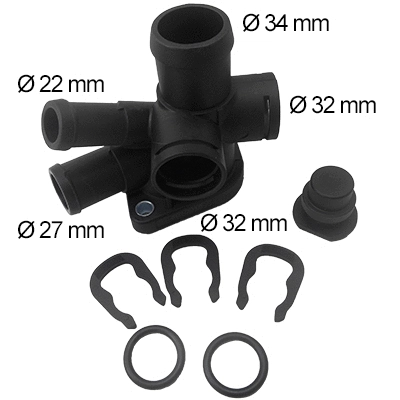 Coolant Flange (93510)
