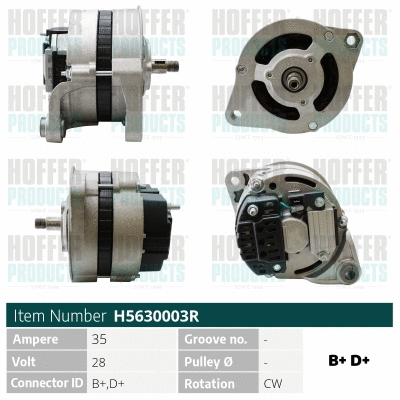 Alternator (H5630003R)