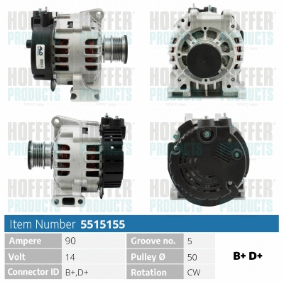Alternator (H5515155)