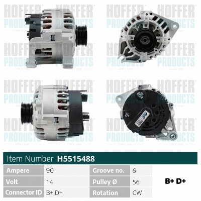 Alternator (H5515488)