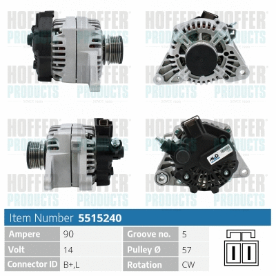 Alternator (H5515240)