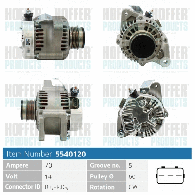 Alternator (H5540120)