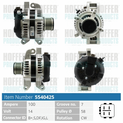 Alternator (H5540425)
