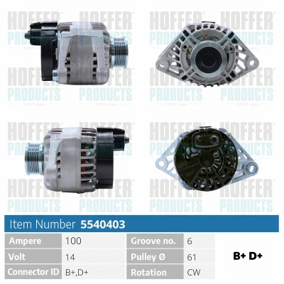 Alternator (H5540403)