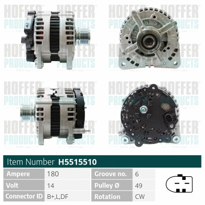 Alternator (H5515510)