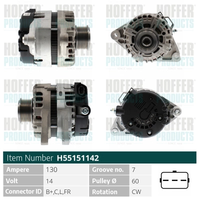 Alternator (H55151142)