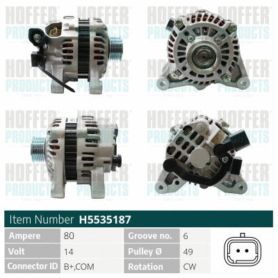 Alternator (H5535187)