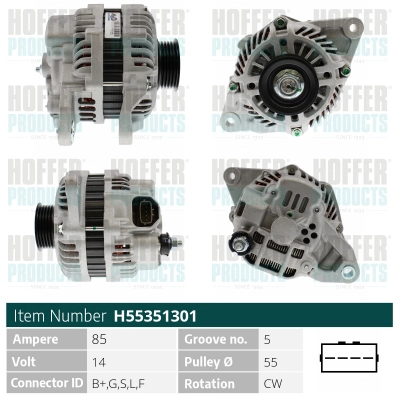 Alternator (H55351301)