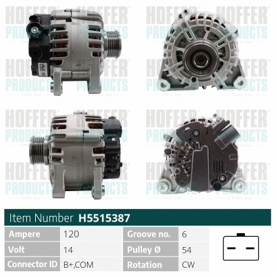 Alternator (H5515387)