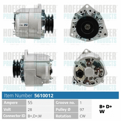 Alternator (H5610012)