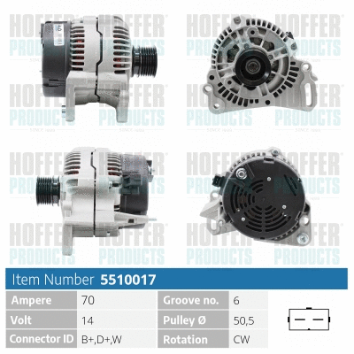 Alternator (H5510017)