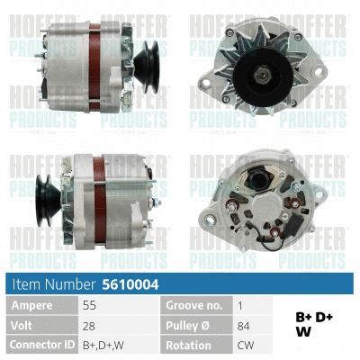 Alternator (H5610004)