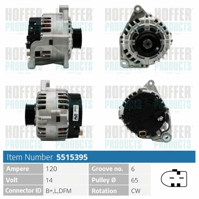 Alternator (H5515395)