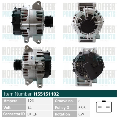 Alternator (H55151102)