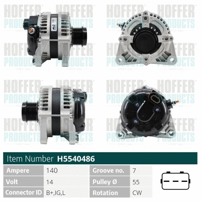Alternator (H5540486)