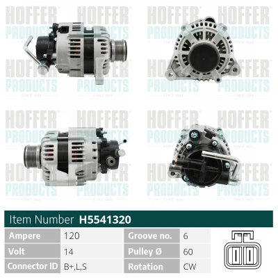 Alternator (H5541320G)