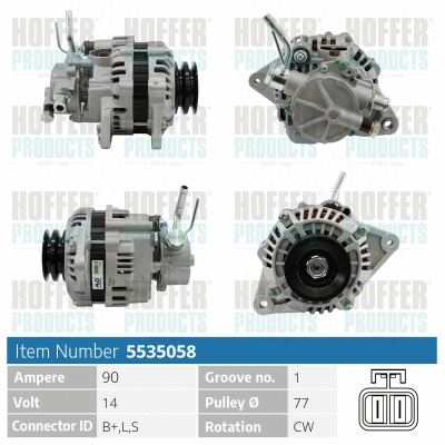 Alternator (H5535058)