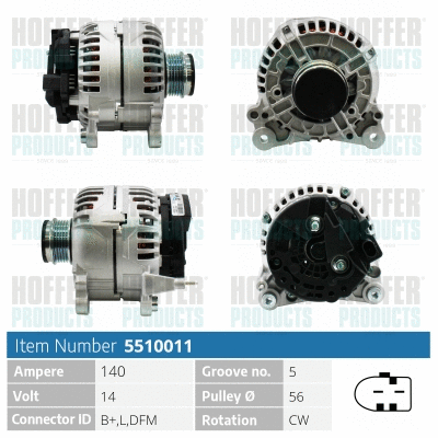 Alternator (H5510011)