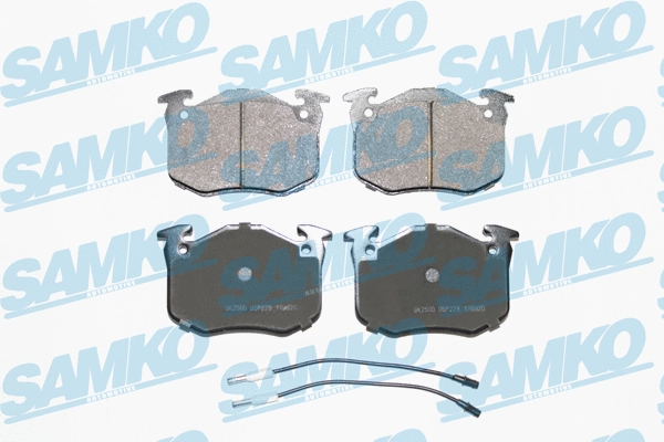 Brake Pad Set, disc brake (5SP228)