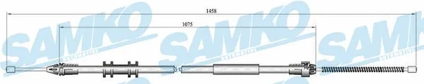 Cable Pull, parking brake (C0703B)