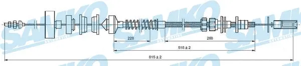 Cable Pull, clutch control (C0175C)