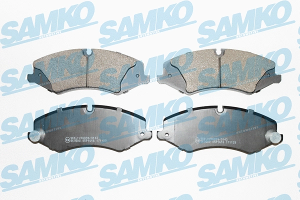 Brake Pad Set, disc brake (5SP1616)