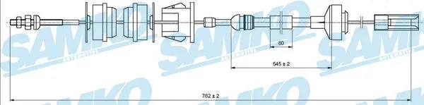 Cable Pull, clutch control (C0338C)