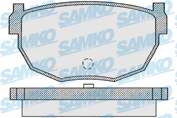 Brake Pad Set, disc brake (5SP945)