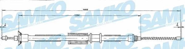 Cable Pull, parking brake (C0200B)