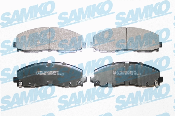 Brake Pad Set, disc brake (5SP1759)