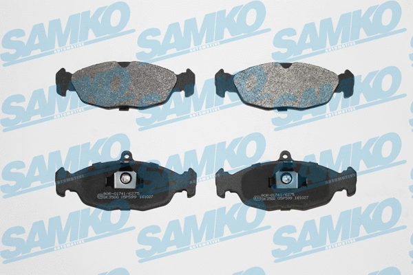 Brake Pad Set, disc brake (5SP599)