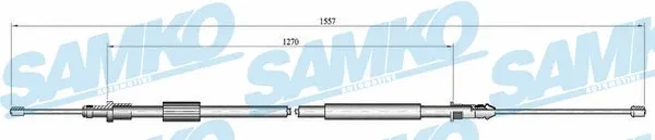 Cable Pull, parking brake (C0128B)
