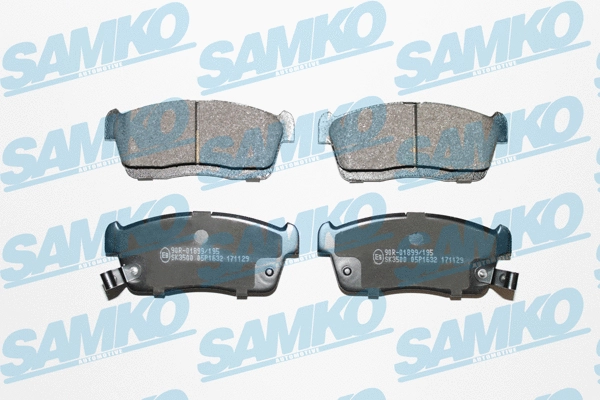 Brake Pad Set, disc brake (5SP1632)