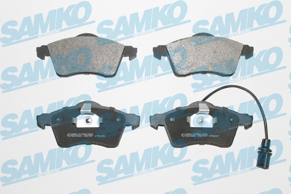 Brake Pad Set, disc brake (5SP787)