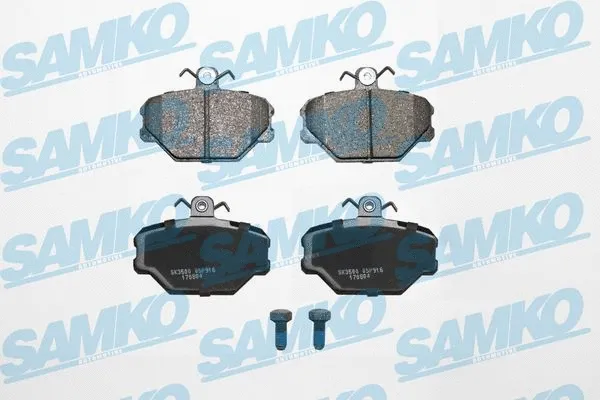 Brake Pad Set, disc brake (5SP916)