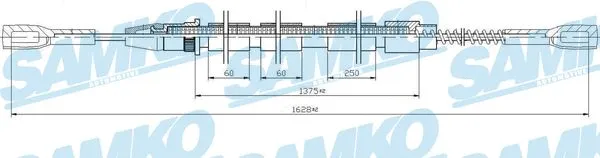 Cable Pull, parking brake (C0797B)