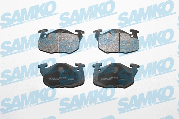 Brake Pad Set, disc brake (5SP642)
